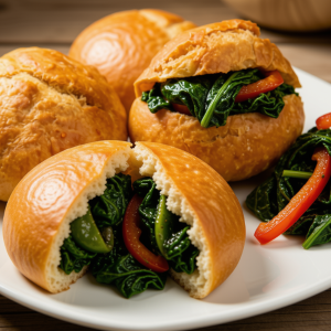 Dumpling Stuffed (Callaloo)